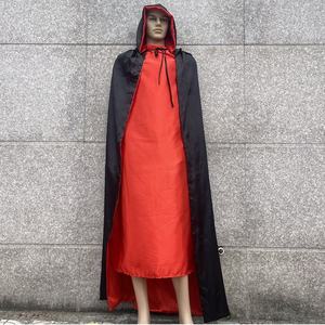 Cape de super-héros pour adulte à double face et deux couleurs avec chapeau, longueur de 59 pouces - Product Image 5