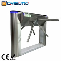 Tourniquet trépied semi-automatique à double mécanisme CSTSE011A-D 1200mmL*470mmW*980mmH, conception élargie et saillante avec bande LED