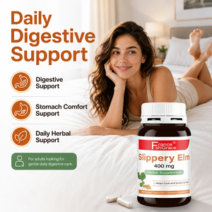 Herbal Shecome Slippery Eim Supplement Non GMO Gluten Free Helps <b>Coat</b> and Tract 400 mg 100 Vegetarian Slippery Eim Capsules - Product Image 3