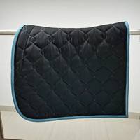 Tapis de Selle Équin Couverture Équestre Tapis de Selle Anti-dérapant Dressage Saut Doublure Bambou Équipement pour Cheval