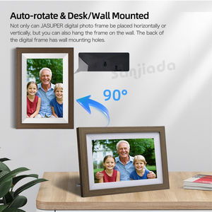 กรอบรูปดิจิตอลขนาด 10.1 นิ้ว หน้าจอ IPS HD ความละเอียด 1280x800 ควบคุมผ่านแอพ ไร้สาย รองรับคลาวด์ หน่วยความจำ 32GB เชื่อมต่อ WIFI ขายส่ง - Product Image 3