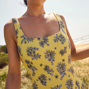 High-quality design Bohemian printed swimwear custom eco-friendly polyester one-piece swimsuit - Product Image 4