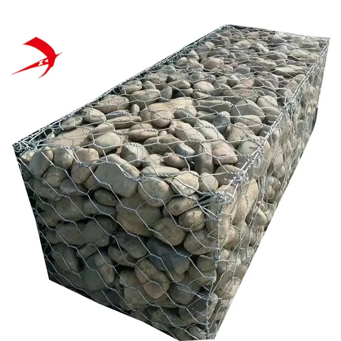 China gabion lieferant preis 3.05mm 2x1x1m 8*10cm hexagonal stein gabion mesh/3x 1x 0.5m gabion körbe größe/gabion draht mesh
