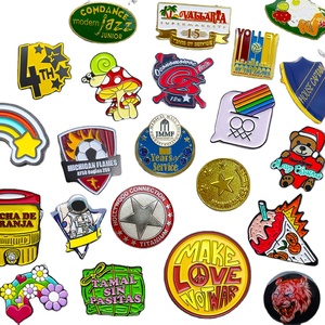 Bom Estoque EUA Baseball Team Pins Metalicos Antique Enamel Lapel Cap Pins Metal Badges para Fãs do Clube de Beisebol Iron Sports Theme - Product Image 5