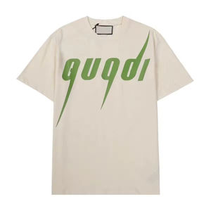 Toptan pamuk o-boyun markalı Tshirt tasarımcı kıyafetleri artı boyutu erkek t-shirt - Product Image 5