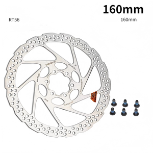 قرص فرامل خفيف الوزن من سبائك الألومنيوم للتبريد 160 مم بمكبسين متين مع ذراع ثلاثي الأصابع ووسادات معدنية مركبة للدراجات الهوائية والجبلية - Product Image 6