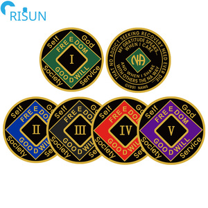 Nhà máy tùy chỉnh 3D phục hồi món quà vô danh huy chương NA kỷ niệm thách thức tiền xu tùy chỉnh NA thách thức đồng xu - Product Image 2