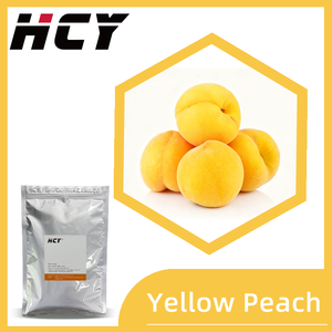 ผงปรุงแต่งรสพีชเหลืองเกรดอาหาร HCY กลิ่นหอมผลไม้ สำหรับเครื่องดื่มสำเร็จรูปและไอศกรีม - Product Image 1