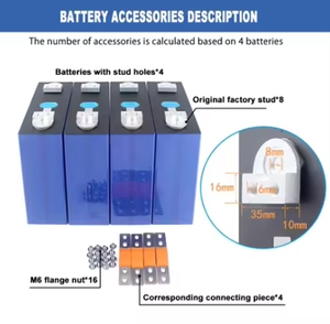 แบตเตอรี่ลิเธียมไอออนทรงปริซึมเกรด A ยี่ห้อ Eu Stock WYD สำหรับโซลาร์เซลล์ 3.2v 100ah 150ah 280ah 314ah 320ah 350ah 560ah ชนิด Lifepo4 - Product Image 4