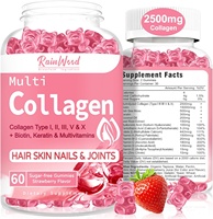 Gummies de Collagène Rainwood Beauty pour Femmes – Marque Privée OEM – Complément Cheveux, Peau, Ongles – Fabricant – Vente en Gros