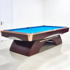 Table de piscine en ardoise moderne, mobilier de sport d'intérieur, de couleur noire, 9 pieds, offre spéciale