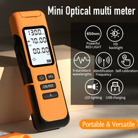 Medidor de Potencia Óptica Recargable 4G OPM VFL Y12, Localizador Visual de Fallas de Fibra Óptica 15mw, Multímetro POE/GSM, Garantía de 5 Años