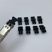 Bouchon anti-poussière LC, adaptateur duplex, capuchon à bride, couvercle anti-poussière pour fibre optique SFP FTTH 5G, panneau de brassage, résistant aux hautes températures, en PP