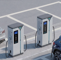 Chargeur de voiture électrique extérieur OCPP1.6j 60 90 120 180 240KW 360kW à double connecteur CCS2 GB/T IP54 pour le marché d'Afrique et d'Asie