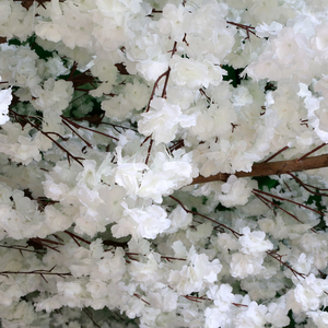 Planta Artificial Grande de Flor de Cerejeira Personalizada, Árvore de Flor de Cerejeira de Seda Falsa Rosa e Branca para Decoração de Casamento - Product Image 2