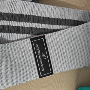 Customization High Quality 76 Inches Heavy Fabric Resistance <b>Bands</b> 60/90/150LBS Durable Exercise <b>Bands</b> Stretching Pull Strap - Product Image 6