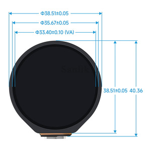 Sanlik mới ban đầu ESP32-S3 ban phát triển Hội Đồng Quản Trị Kích thước nhỏ gọn, gia tốc và con quay hồi chuyển cảm biến 1.28inch Vòng cảm ứng LCD - Product Image 5