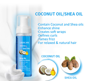 <span class=keywords><strong>Mousse</strong></span> Coiffante Tenue Forte Longue Durée Étiquette Privée <span class=keywords><strong>Mousse</strong></span> Cheveux Parfumée Sur Mesure pour Cheveux Bouclés Perruques Tresses - Product Image 4