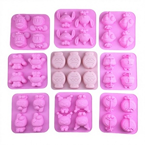 Stampo in silicone alimentare per bambini, a forma di orsetto dei cartoni animati, per caramelle gommose, cioccolato, Baozi, torte, budini, gelati e torte al vapore domestiche - Product Image 5