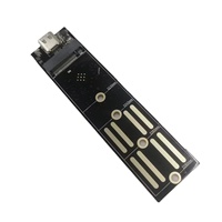 Boîtier externe pour disque SSD M.2 PCI-E NVME en alliage d'aluminium portable, vente en gros d'usine