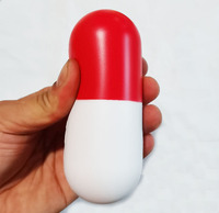 AI-MICH nouveauté balles anti-Stress à presser vente chaude peluche gonflable en forme de pilule Logo personnalisé pour enfants et adultes