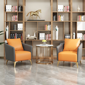 Modern Light Luxury Minimalist Office Reception Sofa — Elegant Waiting Room & Lounge <b>Seating</b> for Office, Salon & Clinic - Product Image 5