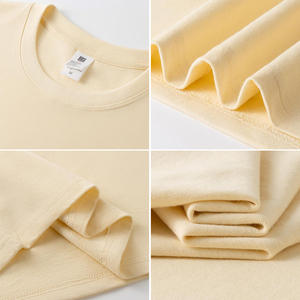 Camiseta Casual de Cuello Redondo para Hombre, 100% Algodón, Jersey Sólido, Ligera y Suave, Suministro de Fábrica al por Mayor - Product Image 4