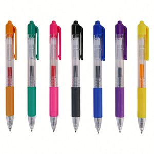 Wholesale New OEM ODM Available <b>Purple</b> Red Black Blue Plastic Office School Gel-Ink Gel <b>Pen</b> - Product Image 1