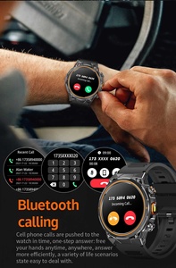 Người đàn ông của không thấm nước <span class=keywords><strong>Android</strong></span> Smartwatch với thời trang AK81 màn hình cảm ứng nhiều thể thao Chế độ trả lời cuộc gọi chức năng IP67 tiêu chuẩn - Product Image 5