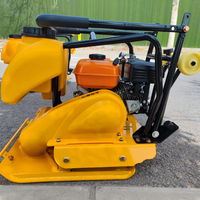 Prix d'usine – Compacteur vibrant robuste à moteur, machine de compactage de sol portable pour travaux de construction