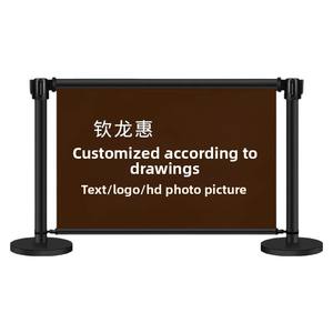 Barriera personalizzabile per campi sportivi al coperto 1.0m campo da Pickleball recinzione telescopica linea di palo pubblicità barriera al traffico sportivo - Product Image 2