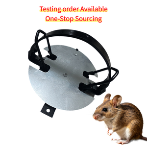 Trampa para Ratones <span class=keywords><strong>de</strong></span> Metal Resistente a <span class=keywords><strong>la</strong></span> Corrosión con 4 Resortes y Pedal Grande <span class=keywords><strong>de</strong></span> Acción Rápida para Control <span class=keywords><strong>de</strong></span> <span class=keywords><strong>Roedores</strong></span> en Despensa y Cocina - Product Image 1