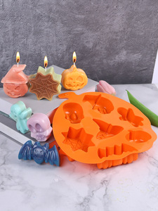 Phim Hoạt Hình Halloween Bí Ngô Silicone Bánh Khuôn Tái Sử Dụng Không Dính Chịu Nhiệt Thân Thiện Với Môi Tự Làm Sô Cô La Baking Pastry Công Cụ - Product Image 6