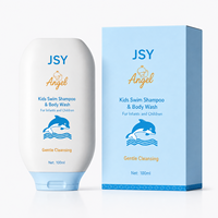 Champú y Gel de Baño 2 en 1 para Niños JSY, Elimina el Cloro, Suave, Sin Lágrimas, Limpieza Fresca, Cuidado Post-Natación, OEM, ODM, Marca Privada