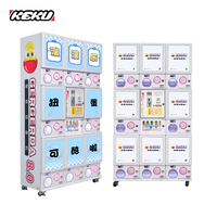 Distributeur automatique de capsules à monnayeur, personnalisé, pour jouets Gacha en forme de grande boule, en anglais, prise US
