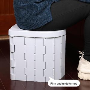 Meubles de camping en gros : Nouvelle toilette portable intégrée pliable, toilette extérieure pour voiture et voyages en autonomie - Product Image 1