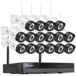 Customize 16-Channel 5MP Night Vision Wireless Wifi Outdoor CCTV IP Camera <b>System</b> WK6-16HB315 Wifi Outdoor Cctv Camera <b>System</b> Ho - Product Image 1