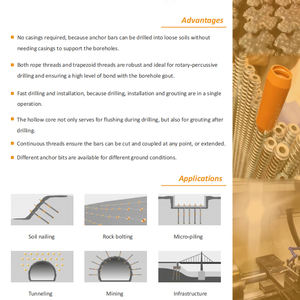Herramientas de Perforación de Roca Sinodrills, Barras Autoperforantes / Pernos Autoperforantes - Product Image 2