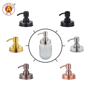 Pompe distributrice de <span class=keywords><strong>savon</strong></span> et de lotion pour les mains en acier inoxydable, résistante à la rouille, finition bronze huilé, pour bocaux Mason à ouverture standard, pour cuisine - Product Image 5