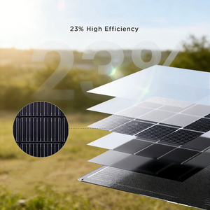 Panel Solar Flexible Ultrafino y Plegable ALECTER SOLAR APH-P137 de 100W, 12V, 23% de Alta Conversión, Módulo Fotovoltaico para RV, Barco, Generador - Product Image 4