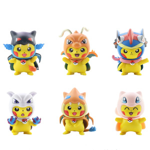 QY Lindo Set de Figuras de Acción de Anime de PVC, Mini Figuras Coleccionables de Animales de Dibujos Animados, Productos Terminados para Exhibición y Decoración de Fiestas - Product Image 3