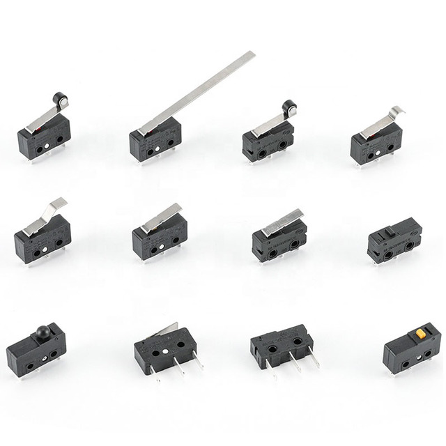 3 Pins 125V Switch Micro 2pin on off Micro Switch Blade Endstop Microswich Small Micro Limit Switch