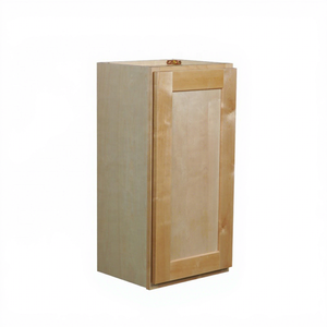 USA Warehouse & Vietnam Factory Supply Single Door Wall <b>Cabinet</b> Solid Wood Wall Cupboard Natural Finish Kitchen Wall <b>Cabinets</b> - Product Image 1