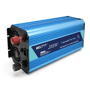 Bộ Đổi Nguồn UPS Sóng Sin Tinh Khiết 500W 1000W 2000W 3000W 12V 220V 50HZ Với Bộ Sạc Pin 30A