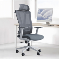 Chaise de bureau pivotante en maille ergonomique avec support lombaire réglable, vente en gros à Guangdong