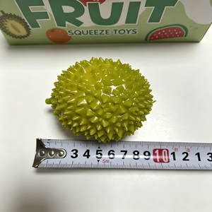 Juguete Antiestrés de Fruta Durian, Simulación de Fruta, TPR, Goma Suave, Juguetes para Niños, para Apretar con la Mano, Irrompible - Product Image 5