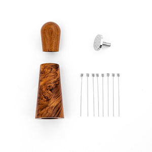 Herramienta WDT de Acero Inoxidable Reutilizable, Distribuidor de Café con Base para Agitar Polvo Suelto - Product Image 6