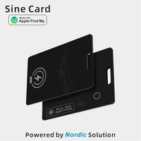 Vente en gros traceur de cartes Mfi rechargeable petit localisateur étiquette intelligente traceur Anti-perte Finder GpsTracker fonctionne avec Apple Find My