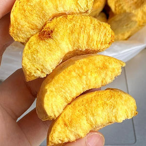 Peças de damasco liofilizadas orgânicas Pó de frutas liofilizadas Fatias de damasco liofilizadas preservadas em embalagem a granel - Product Image 5