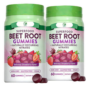 कारखाने की आपूर्ति निर्माता कीमत प्राकृतिक डमी कैंडी जिसमें बीट रूट गुम्मीज और चीनी बीट लाभ होते हैं - Product Image 1
